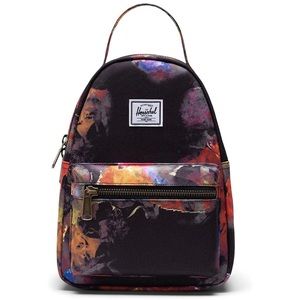 herschel nova mini watercolor floral BNWT